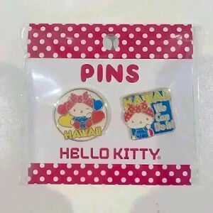 NWT Hello Kitty Hawaii EXCLUSIVE Pearl Harbor collection pins Rosie the riveter